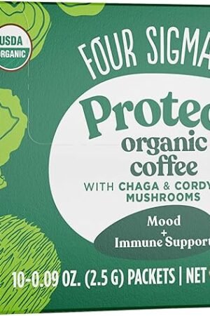 Four Sigmatic Foods, Organic Instant Coffee Mix with Chaga and Cordyceps Mushrooms