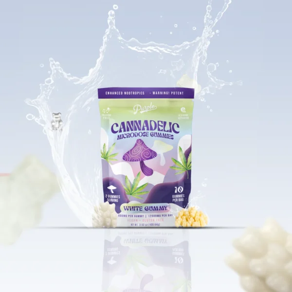 CANNADELICS MICRODOSE GUMMIES | WHITE GUMMY