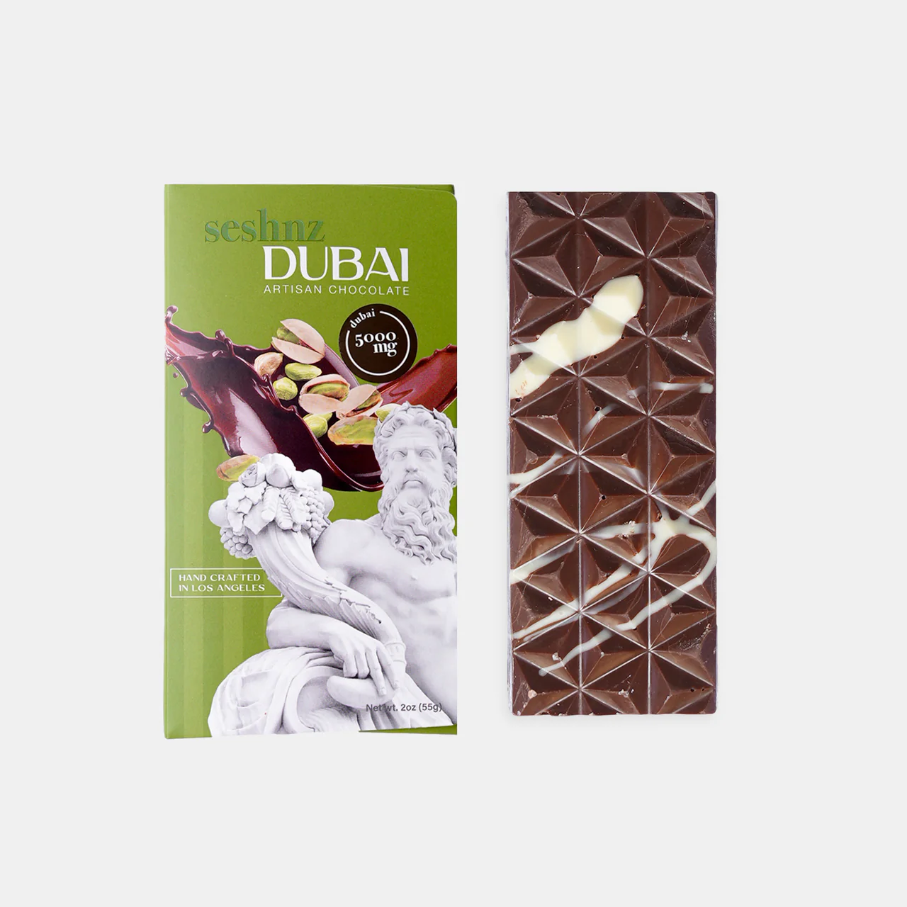 Magic Mushroom Dubai Chocolate Bar 5g – Seshnz