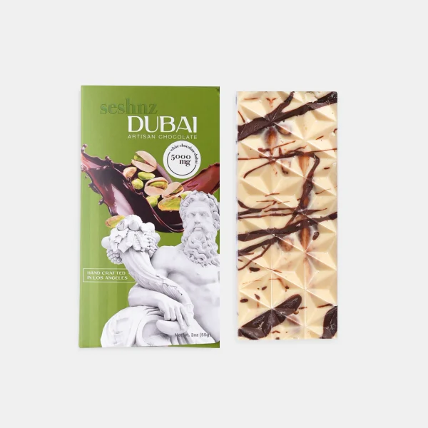 Magic Mushroom Dubai Chocolate Bar 5g – Seshnz - Image 2