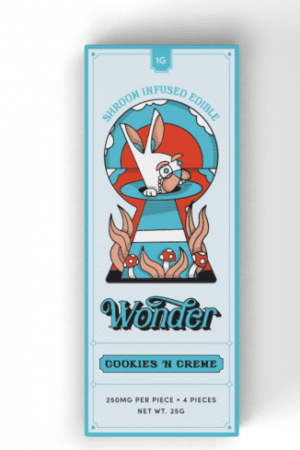Wonder Psilocybin Chocolate Bar – Cookies n Cream 6g