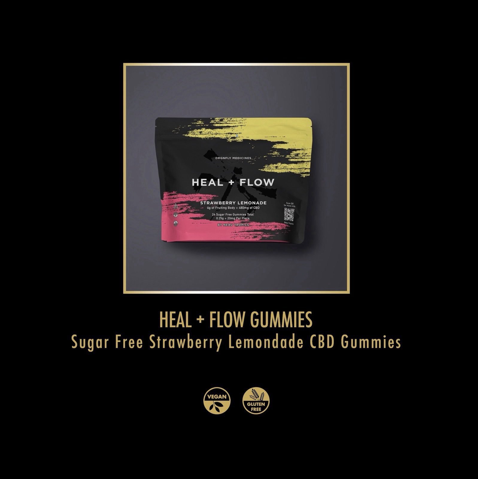 Heal & Flow CBD + Magic Mushroom Gummies 6g – Neau Tropics
