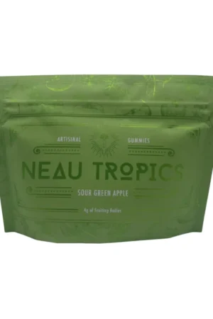 Neau Tropics Sour Green Apple Gummies