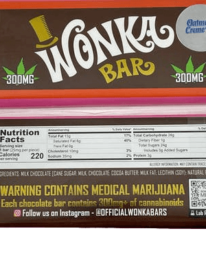 Wonka Chocolate Bar – Oatmeal Creme Pie
