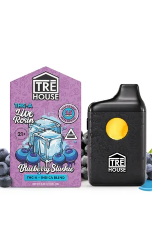 Blueberry Slushie - Live Rosin Indica THC-A Vape Pen - 3.5g