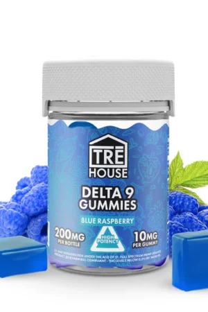 Blue Raspberry Delta 9 THC Gummies