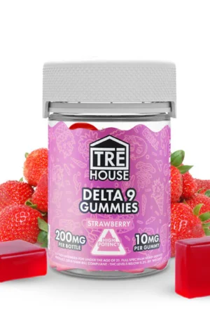 Strawberry Delta 9 THC Gummies