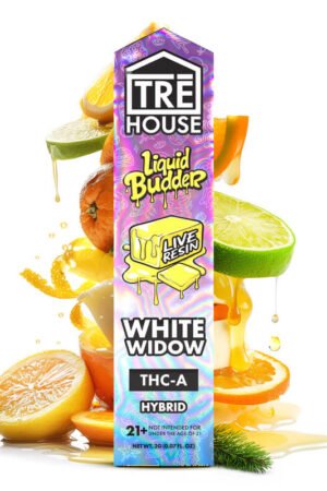White Widow - Live Resin Liquid Budder Hybrid THC-A Vape Pen - 2g