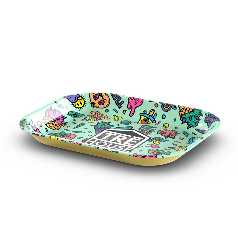 Metal Rolling Tray - Green - Image 2
