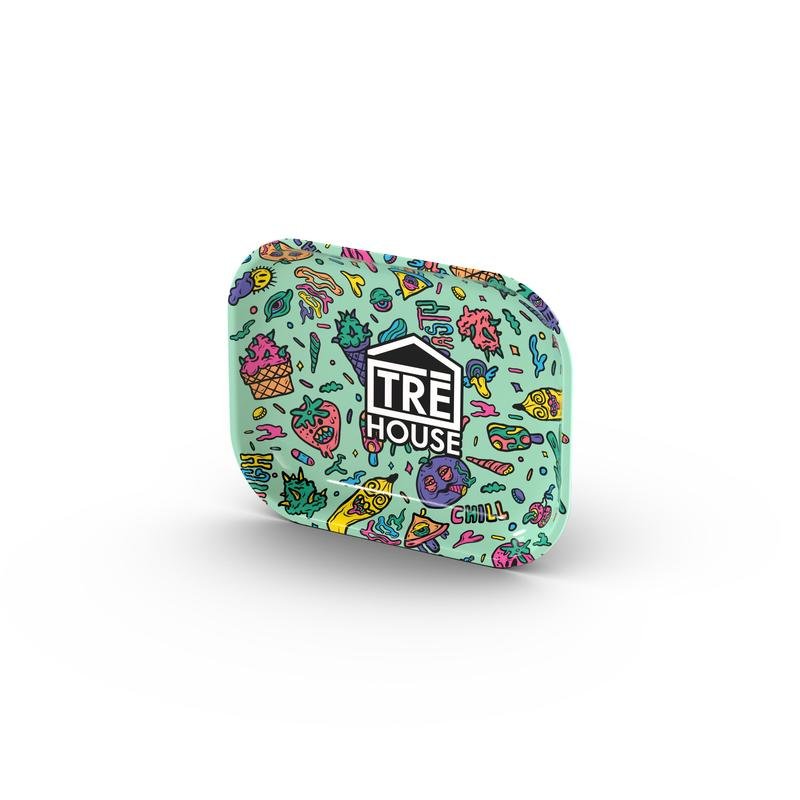 Metal Rolling Tray - Green