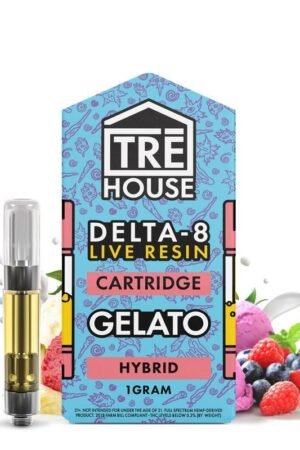 Live Resin Delta 8 Cartridge - Gelato - Hybrid 1g