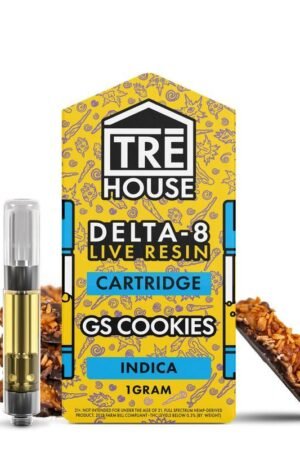 Live Resin Delta 8 Cartridge - GS Cookies - Indica 1g