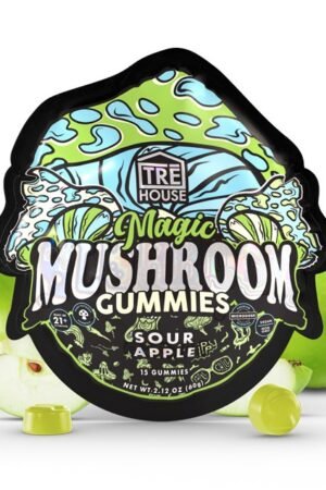 Sour Apple Magic Mushroom Gummies