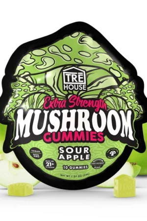 Sour Apple Extra-Strength Mushroom Gummies