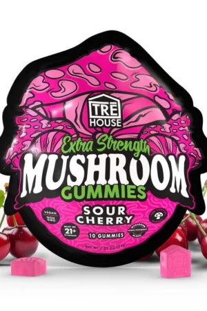 Sour Cherry Extra-Strength Mushroom Gummies